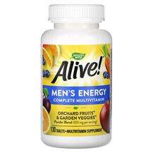 Alive! Men's Energy Complete Multivitamin 100 mg, Мультивітамі...