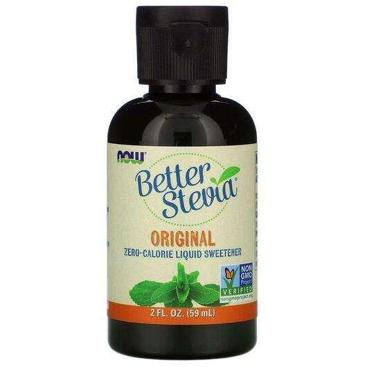 Main photo Now, BetterStevia Liquid Sweetener Original, 60 ml