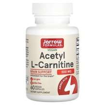 Jarrow Formulas, Acetyl L-Carnitine 500 500 mg, 60 Veggie Caps