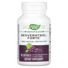 Nature's Way, Premium Blend Resveratrol Forte 175 mg, Ресверат...