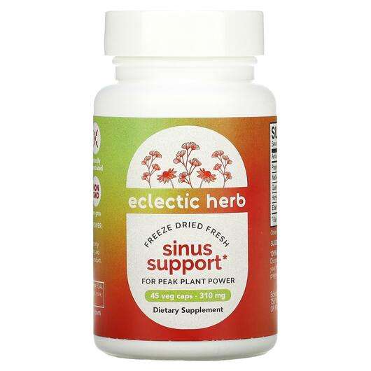 Основне фото товара Eclectic Herb, Sinus Support, Підтримка носових пазух 310 мг, ...