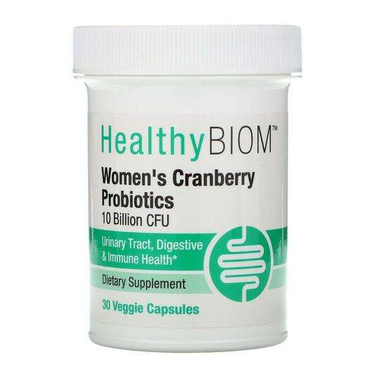 Основное фото товара HealthyBiom, Пробиотики для женщин, Women's Cranberry Probioti...