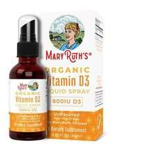Вітамін D Organic Vitamin D3 Liquid Spray Unflavored 24 мл
