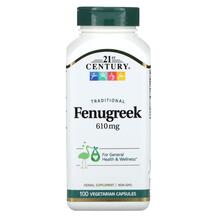 Traditional Fenugreek 610 mg Пажитник 610 мг 21st Century