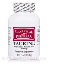 Ecological Formulas, L-Таурин, Taurine 500 mg, 100 капсул