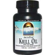 Source Naturals, ArcticPure Krill Oil 1000 mg, 30 Softgels