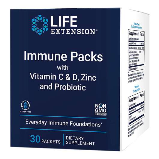 Основне фото товара Immune Packs with Vitamin C & D Zinc and Probiotic, Підтри...