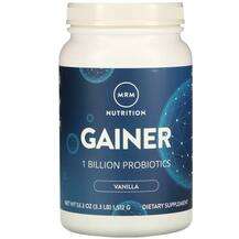 MRM Nutrition, Gainer With Probiotics Rich Vanilla, 1512 g