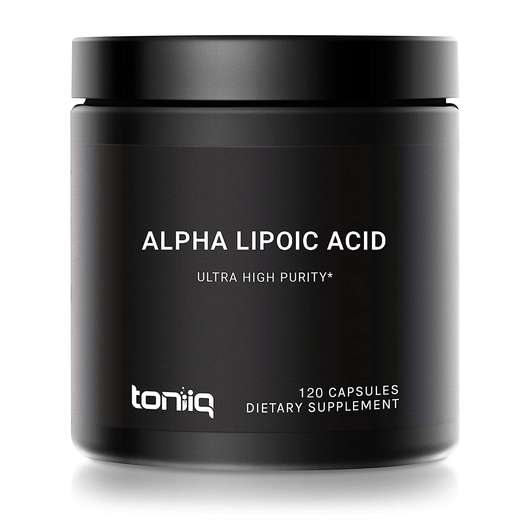 Основное фото товара Toniiq, Альфа-липоевая кислота 500 мг, Alpha Lipoic Acid, 120 ...