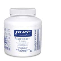 Pure Encapsulations, Цитрат Магния, Magnesium Citrate, 180 капсул