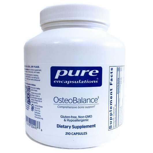 Основне фото товара Pure Encapsulations, OsteoBalance, ОстеоБаланс, 210 капсул
