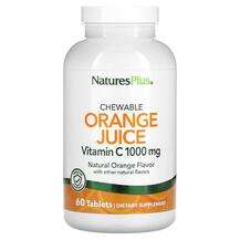 Chewable Orange Juice Vitamin C Natural Orange 1000 mg, Вітамі...