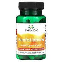 Swanson, Benfotiamine Maximum Strength 300 mg, 60 Veggie Caps
