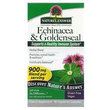Nature's Answer, Эхинацея, Echinacea & Goldenseal, 60 капсул
