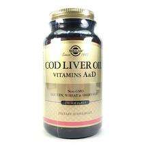 Solgar, Cod Liver Oil Vitamins A & D, Олія з печінки тріск...