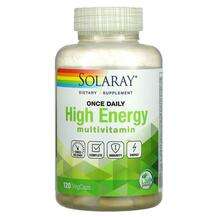 Solaray, Мультивитамины, Once Daily High Energy Multi, 120 капсул