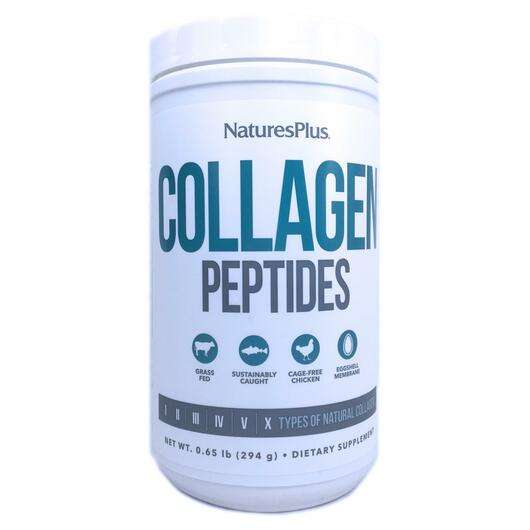 Основне фото товара Natures Plus, Collagen Peptides Powder, Колагенові пептиди, 294 г