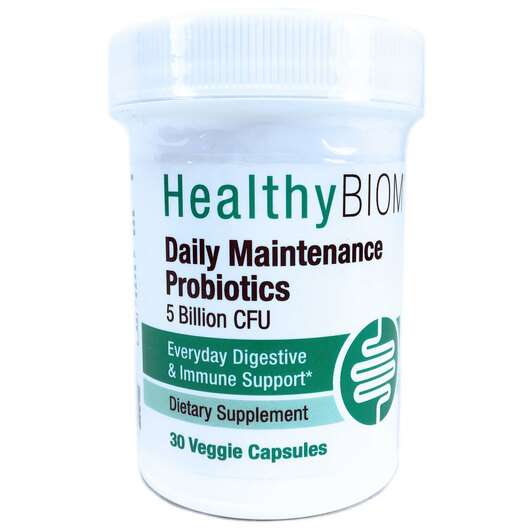 Основное фото товара HealthyBiom, Пробиотики 5 млрд КОЕ, Daily Maintenance Probioti...