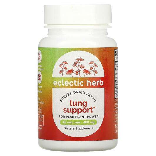 Основное фото товара Eclectic Herb, Поддержка органов дыхания, Lung Support 400 mg,...