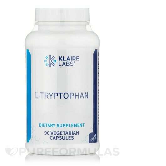Основное фото товара Klaire Labs SFI, L-Триптофан, L-Tryptophan, 90 капсул