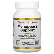 California Gold Nutrition, Поддержка менопаузы, Menopause Supp...