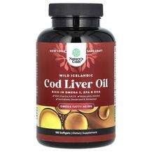 Nature's Craft, Wild Icelandic Cod Liver Oil with Vitamins A &...