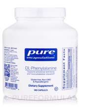 Pure Encapsulations, DL-Phenylalanine, L-Фенилаланін, 180 капсул