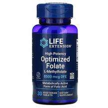 Life Extension, High Potency Optimized Folate 8500 mcg, 30 Veg...