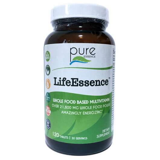 Основне фото товара Pure Essence, LifeEssence Whole Food Based Multivitamins, Муль...