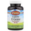 Фото товара Carlson, Витамин E Токоферолы, Gamma E-Gems 465 mg, 120 капсул