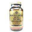 Solgar, Pantothenic Acid 550 mg, 100 Veggie Caps
