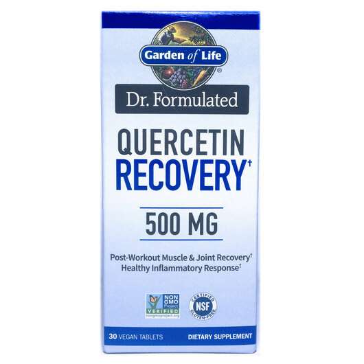 Основне фото товара Garden of Life, Dr-Quercetin 500 mg, Кверцетин 500 мг Безводни...