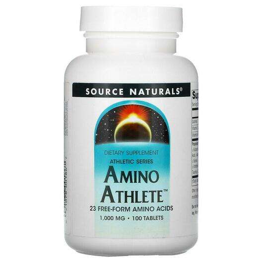 Основне фото товара Source Naturals, Amino Athlete, Комплекс Аминокислот, 100 табл...