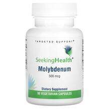 Seeking Health, Molybdenum 500 mcg, Молібден, 90 капсул