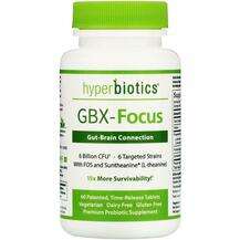 Hyperbiotics, GBX-Focus Gut-Brain Connection 6 Billion CFU, Пі...
