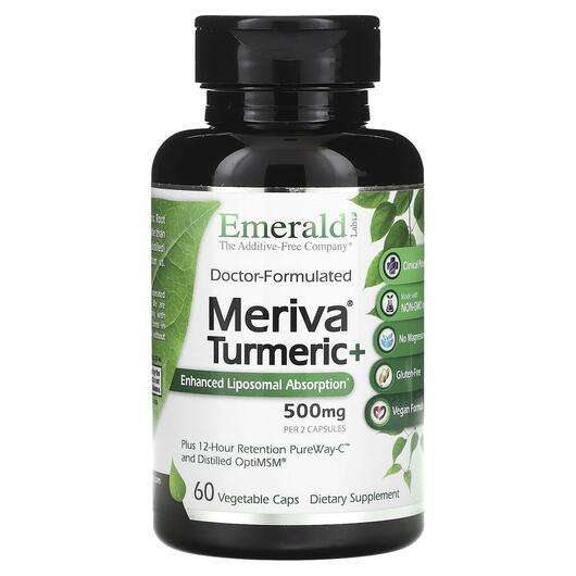 Основне фото товара Emerald, Meriva Turmeric + 250 mg, Меріва, 60 капсул