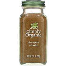 Simply Organic, Специи, Five Spice Powder, 57 г