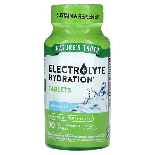 Основне фото товара Electrolyte Hydration Unflavored, Електроліти, 90 таблеток