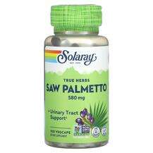 Solaray, True Herbs Saw Palmetto 580 mg, 100 Vegcaps