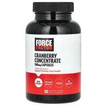 Force Factor, Cranberry Concentrate 500 mg, Журавлина, 90 капсул