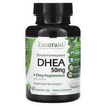 Emerald, Дегидроэпиандростерон, DHEA + Pregnenolone, 60 капсул