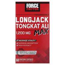 Force Factor, Fundamentals LongJack Tongkat Ali Max 1200 mg, 6...