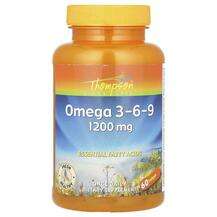 Thompson, Омега 3 6 9, Omega 3-6-9 1200 mg, 60 капсул