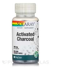 Solaray, Activated Charcoal 280 mg, Активоване вугілля, 90 капсул