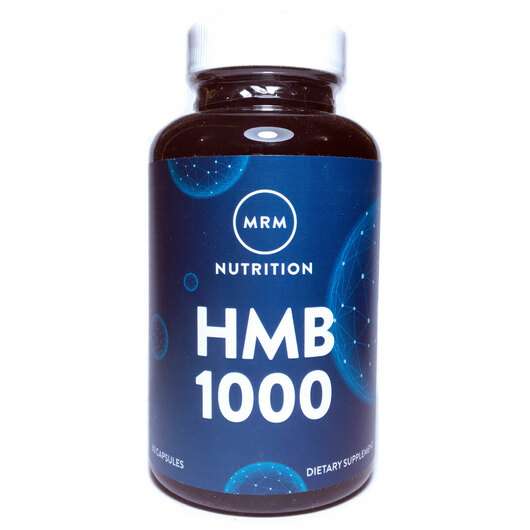 Основне фото товара MRM Nutrition, HMB 1000, Гідроксиметилбутират, 60 капсул