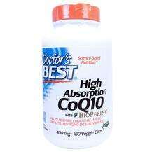 Doctor's Best, CoQ10 400 mg, Коензим CoQ10 400 мг з Біопе...