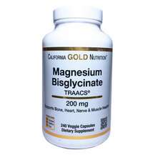 California Gold Nutrition, Magnesium Bisglycinate TRAACS, Бісг...