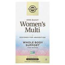 Solgar, One Daily Women's Multi, Мультивітаміни для жінок, 60 ...