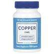 Фото товара The Vitamin Shoppe, Медь, Copper 2 mg, 100 капсул