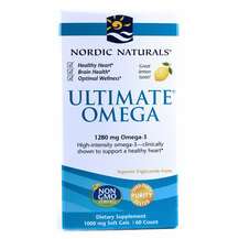 Nordic Naturals, Ultimate Omega 1280 mg Lemon, 60 Soft Gels